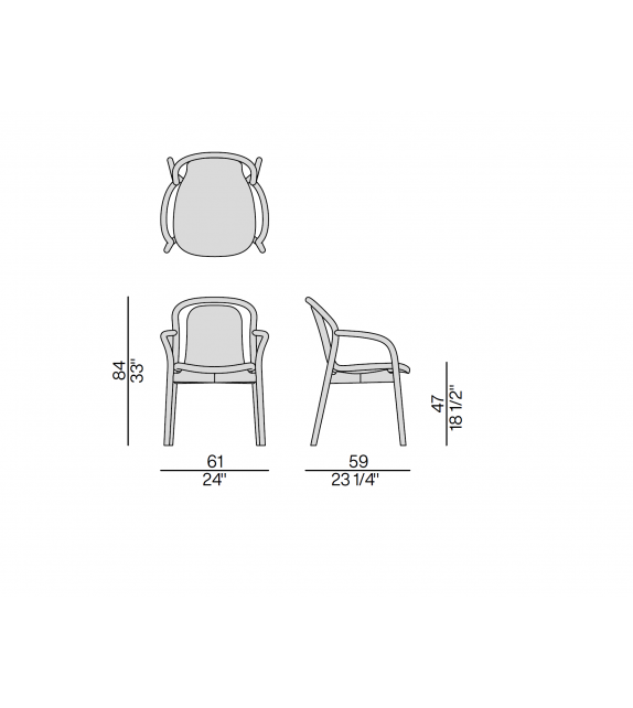 Petra Porada Silla con Reposabrazos
