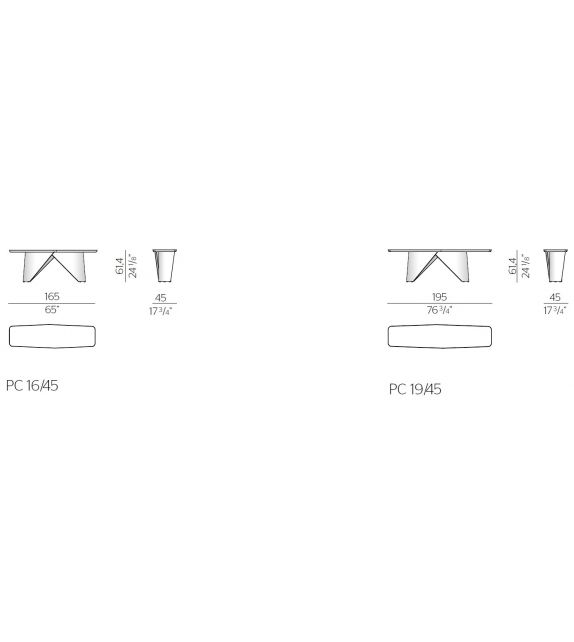 Pénélope Molteni&C Konsole