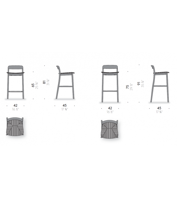 Villetta Stool DePadova