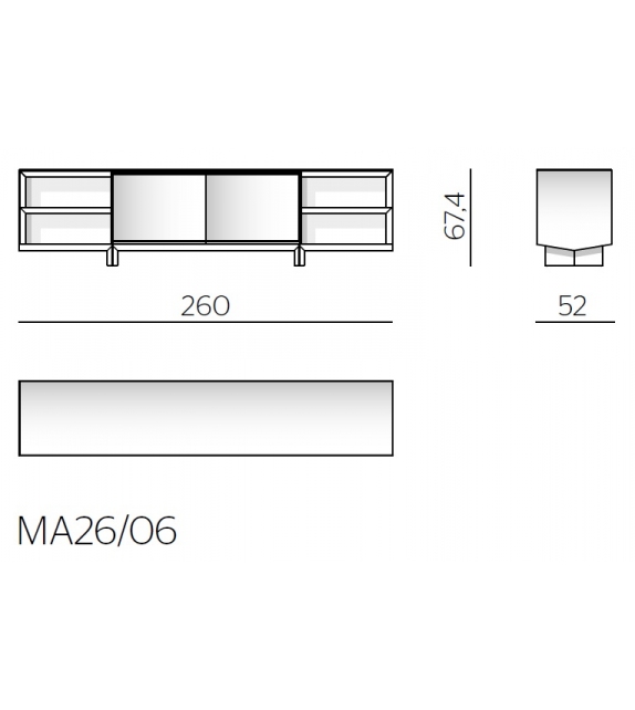 Andromeda Molteni&C Sideboard