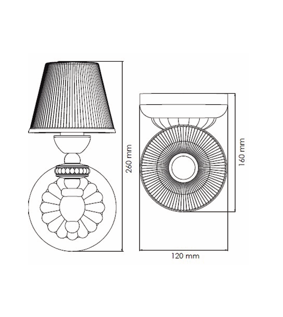 Firefly Lladró Wall Lamp