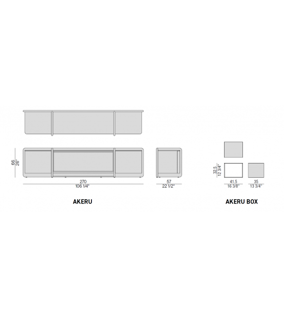 Akeru Porada Sideboard