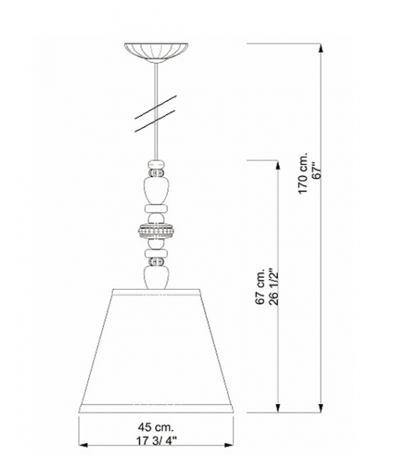 Ice Cream Lladró Pendant Lamp