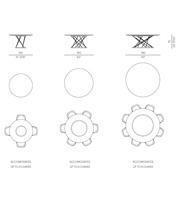 Torcello Tavolo Flexform