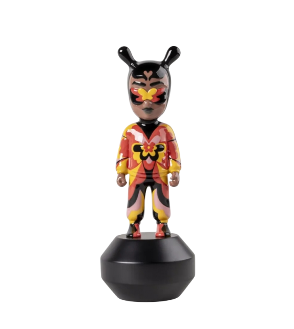 The Guest by Jade Purple Brown Little Lladró Skulptur