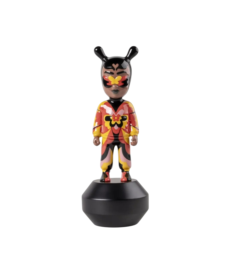 The Guest by Jade Purple Brown Little Lladró Skulptur