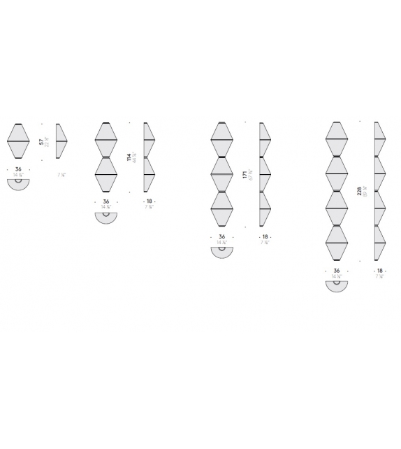 Helium DePadova Wall Lamp