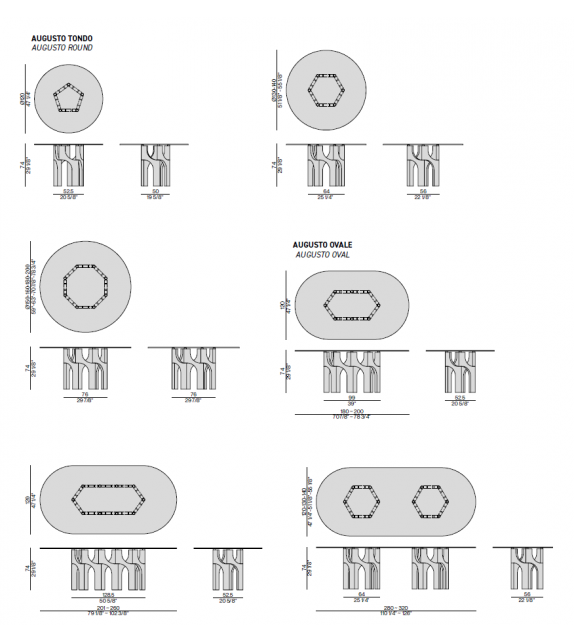 Augusto Table Porada