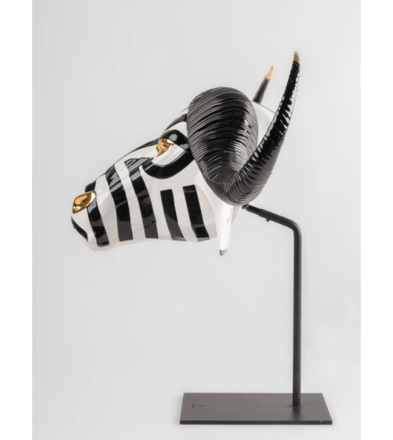 Maschera Leone Lladró Skulptur