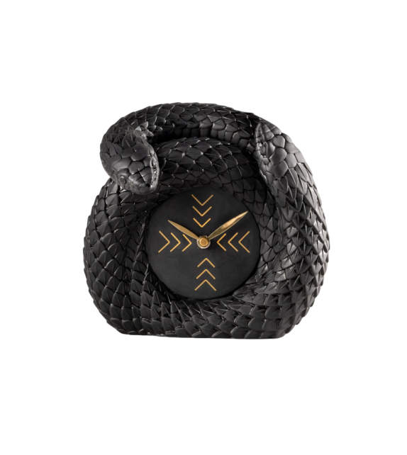 Snakes Lladró Tischuhr