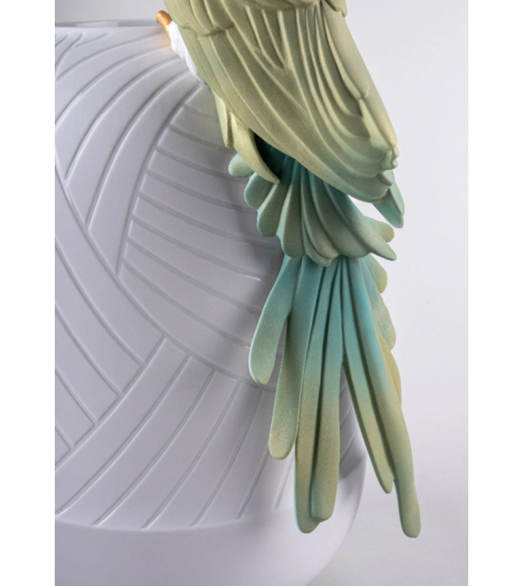 Macaw Bird Lladró Vase