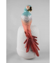 Macaw Bird Lladró Vaso