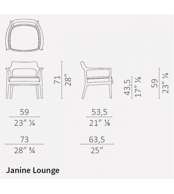 Janine Ceccotti Collezioni Fauteuil
