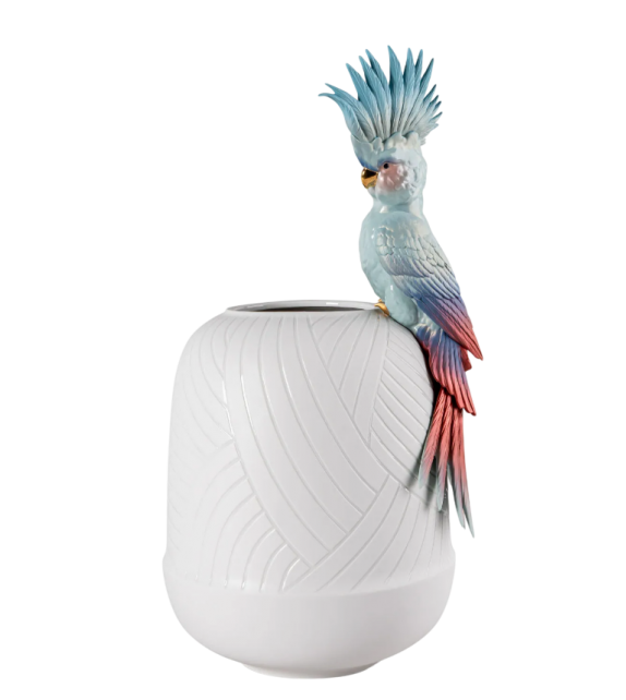 Cockatoo Lladró Vaso