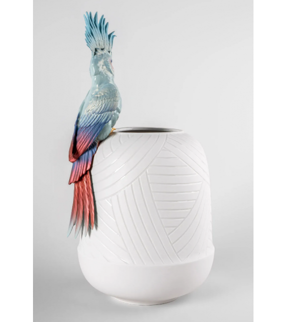 Cockatoo Lladró Jarrón