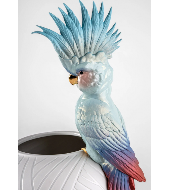 Cockatoo Lladró Jarrón