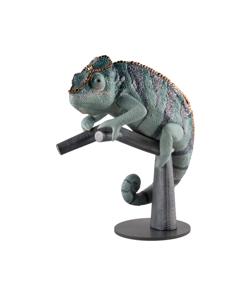 Chameleon Lladró Skulptur