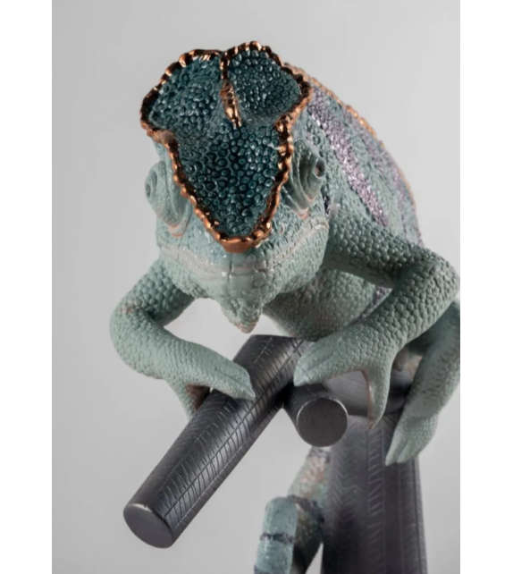 Chameleon Lladró Skulptur