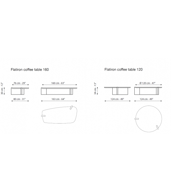 Flatiron Bonaldo Table Basse