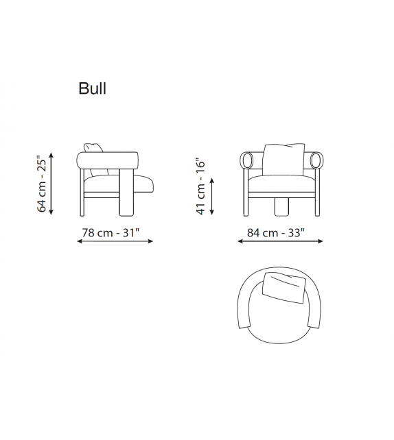 Bull Bonaldo Fauteuil