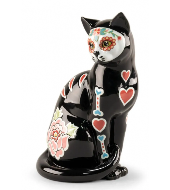 Catrina Cat Lladró Sculpture