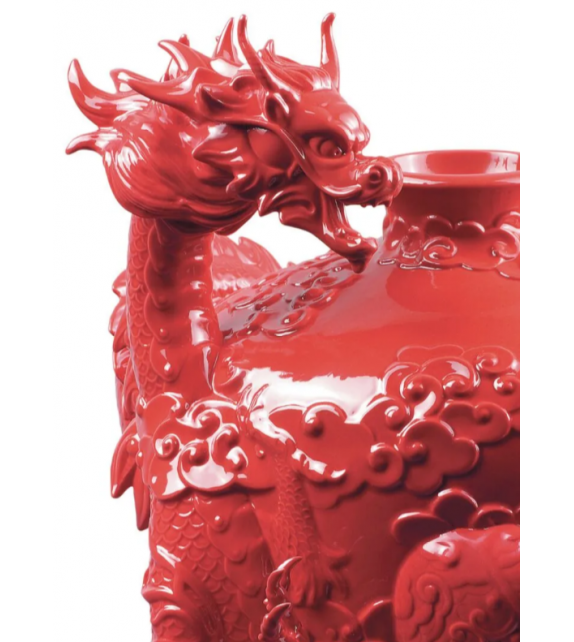 Dragon and Phoenix Lladró Vaso