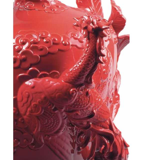 Dragon and Phoenix Lladró Vaso