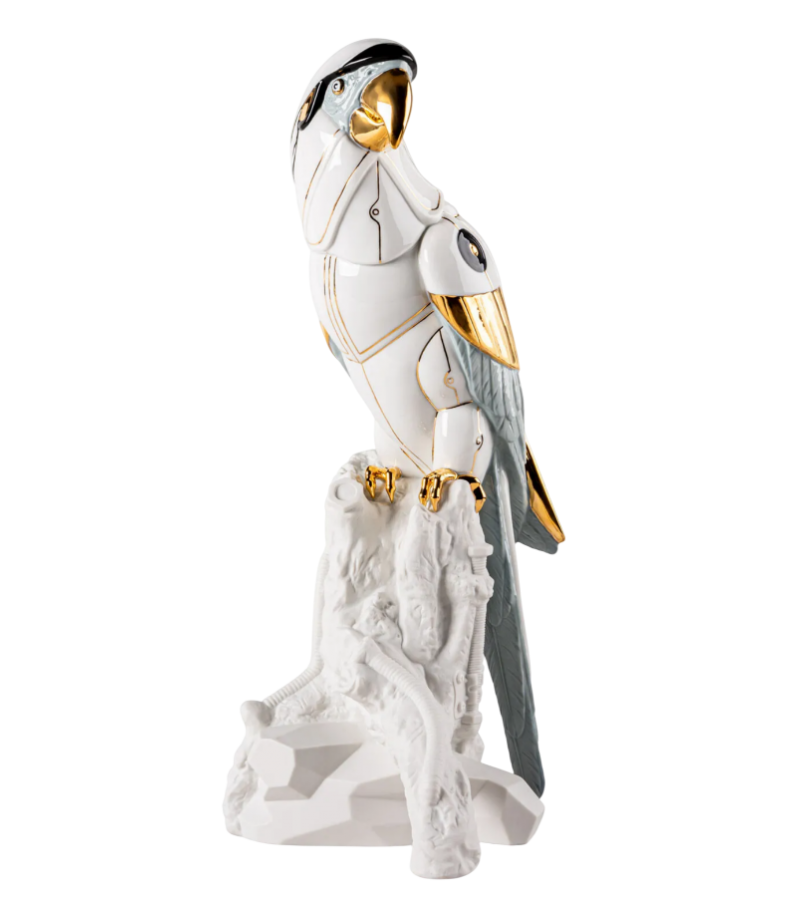 Ara Cyborg Lladró Scultura