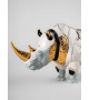 Rhino Cyborg Lladró Sculpture