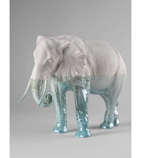 Elephant Underwater Lladró Scultura