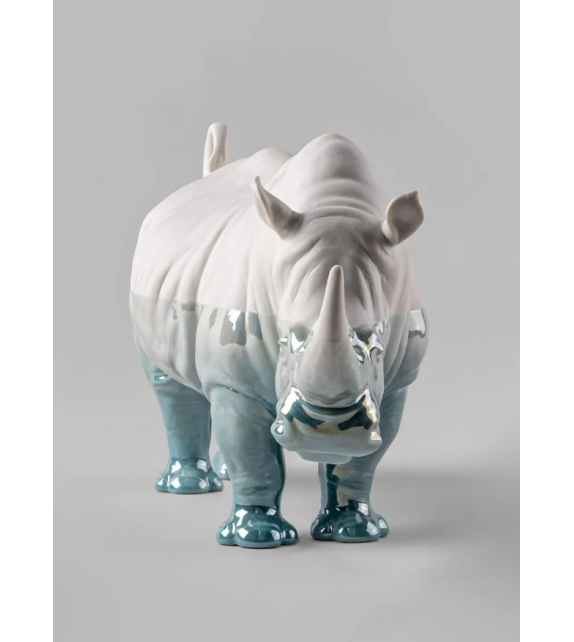 Rhino Underwater Lladró Escultura