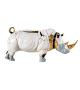 Rhino Cyborg Lladró Sculpture