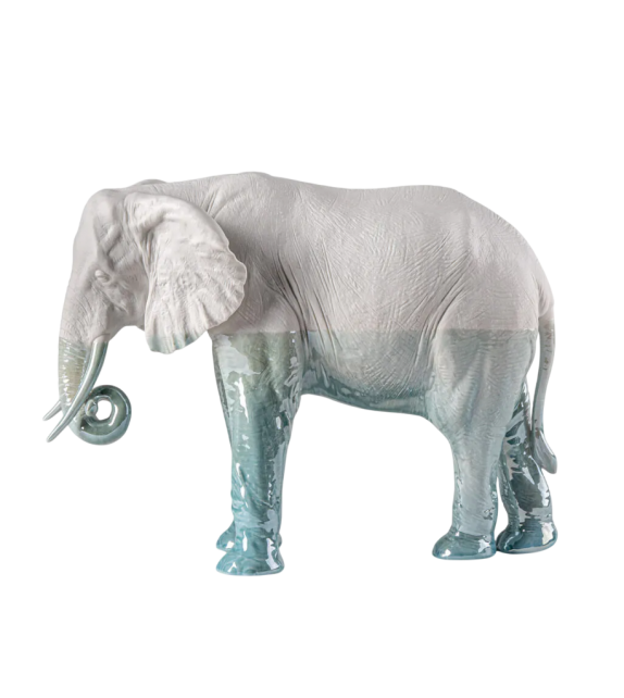 Elephant Underwater Sculpture Lladró