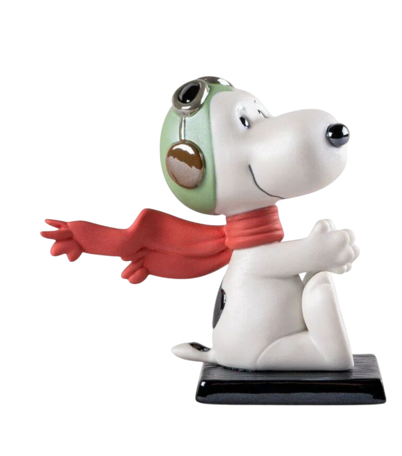 Snoopy Flying Ace Lladró Sculpture