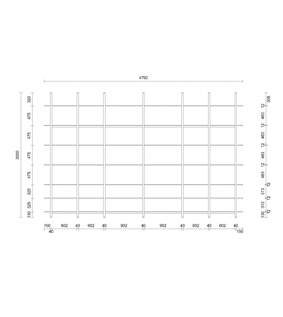 Versandfertig - Unlimited Materiotec Modulnova Bücherregal
