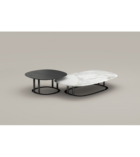 Isabey Bonaldo Table Basse avec Plateau en Bois