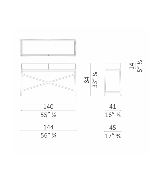 Teahouse Ceccotti Collezioni Konsole