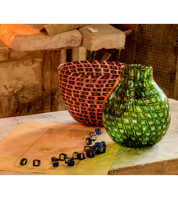 Murrine Romane 520.20 Venini Jarrón