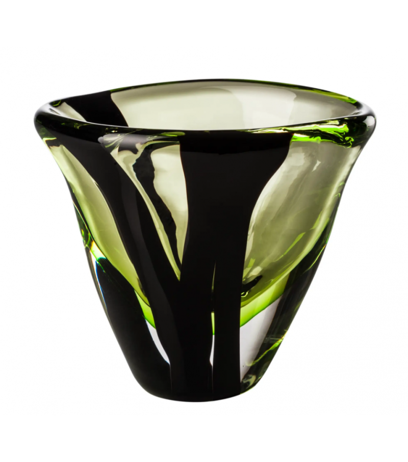 Venini Black Belt Ovale Vase