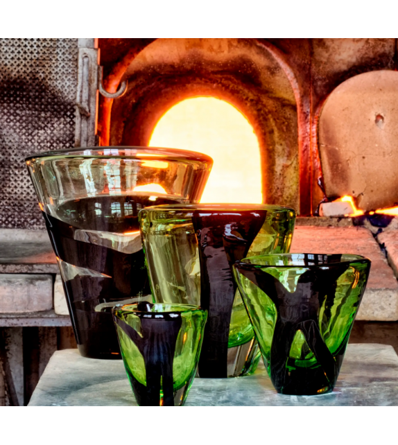 Black Belt Ovale Venini Vase