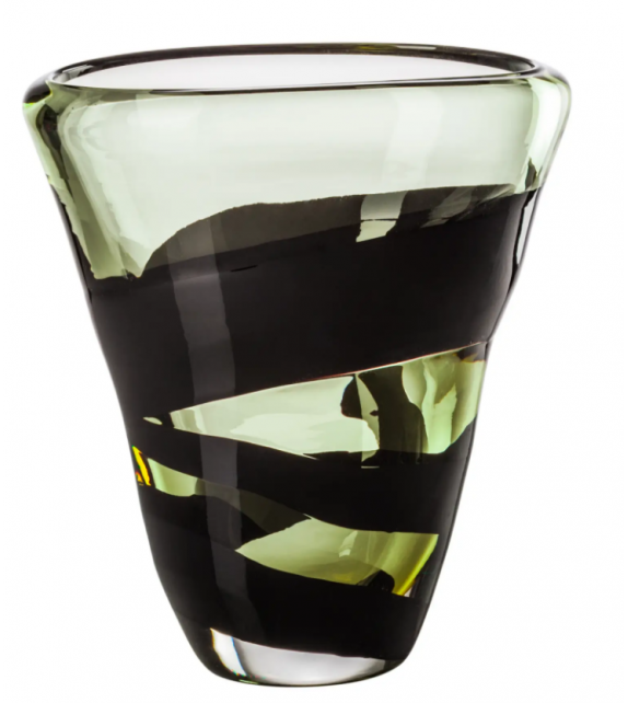 Black Belt Ovale Venini Vase