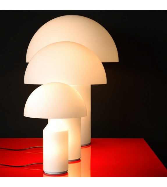 Atollo White Oluce Lampe de Table