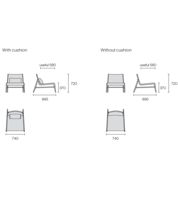 Sinua Armchair Rimadesio