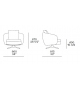 Orbis Poliform Swivel Armchair