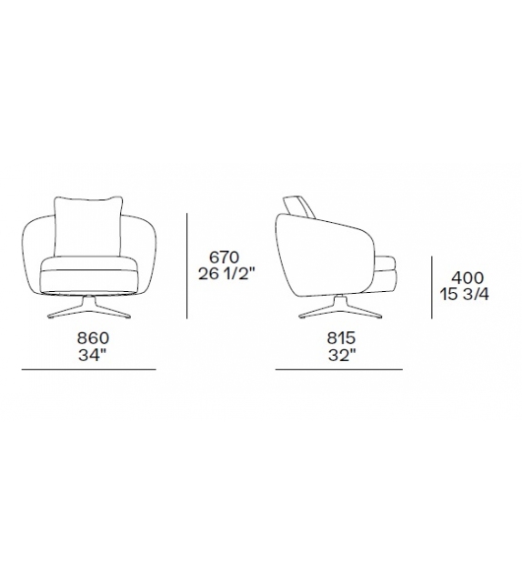 Orbis Poliform Drehsessel