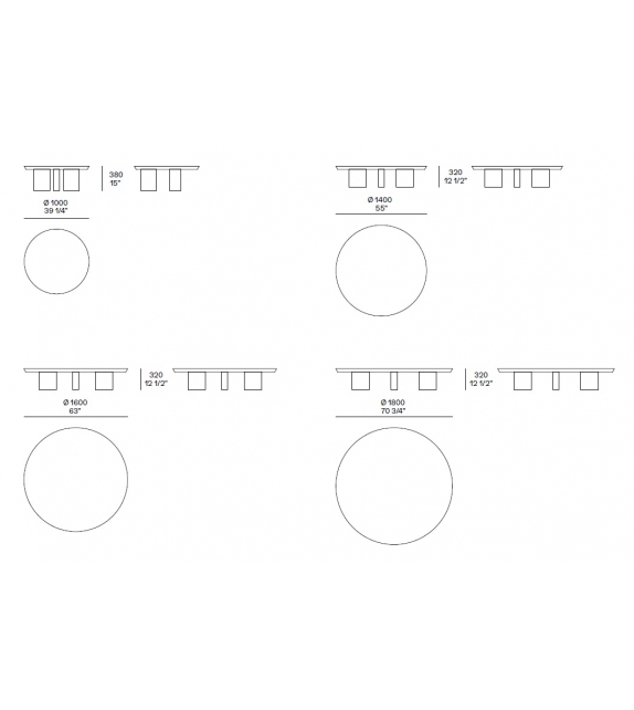 Adrien Poliform Tavolino