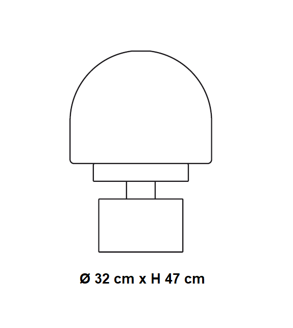 Darpanah Venini Lampe de Table