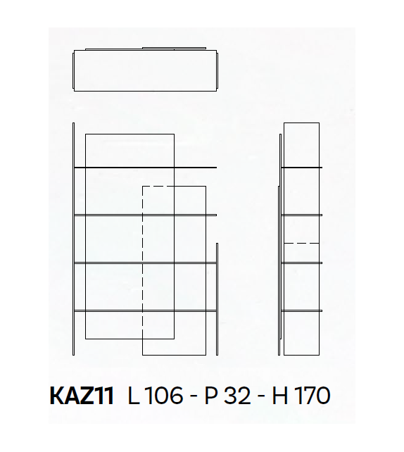 Kazimir Glas Italia Bookshelf