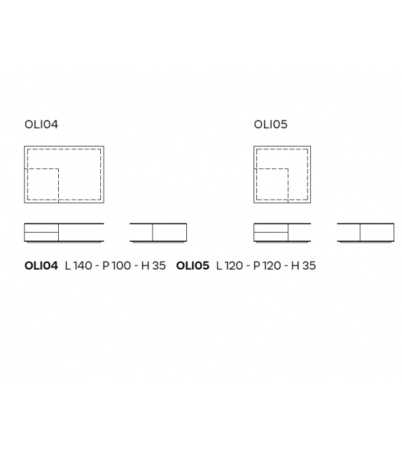 Ollie Glas Italia Tavolino