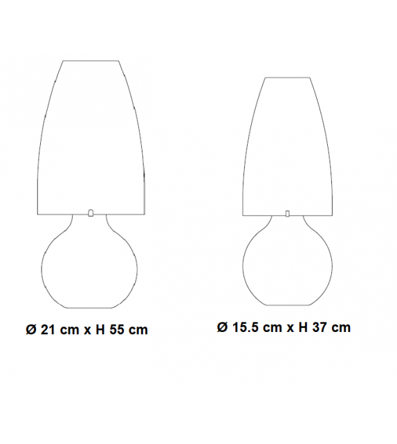 Argea Venini Lampe de Table